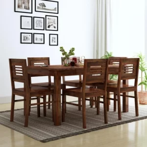 Home sheesham jeff six seater dining set